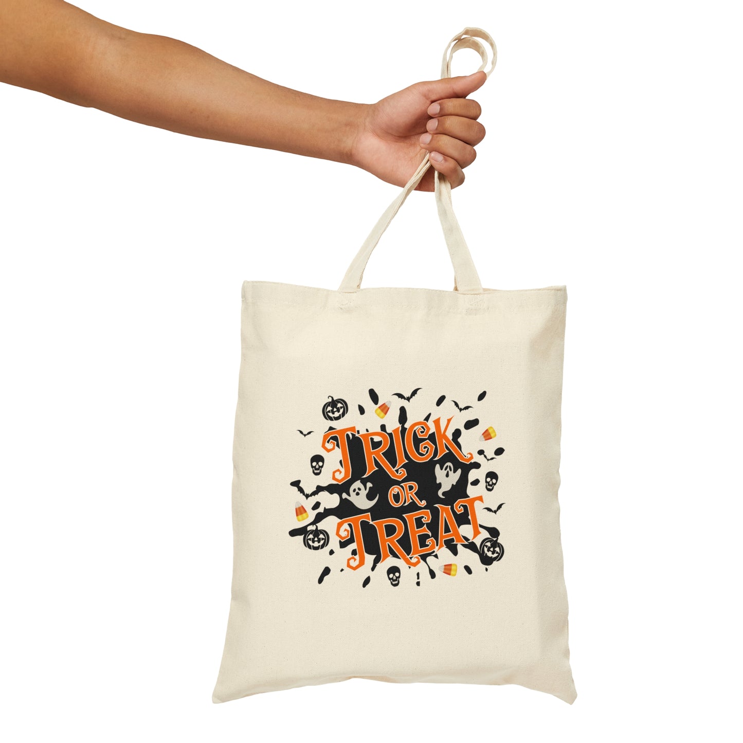 Trick-Or-Treat Canvas Tote