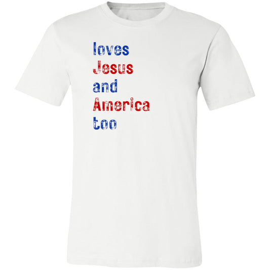 Loves Jesus And America T-Shirt