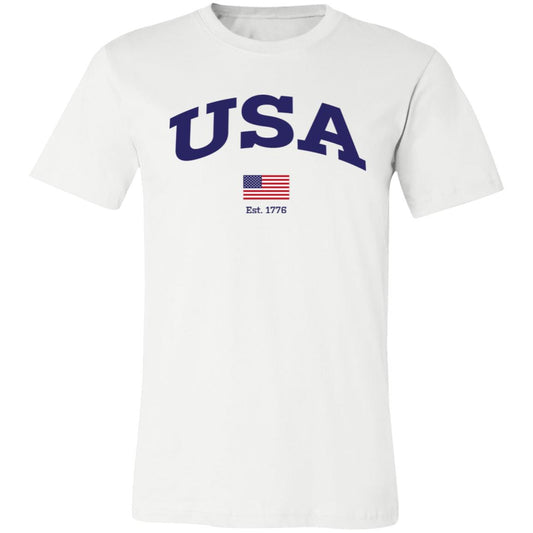 USA With American Flag Family T-Shirt