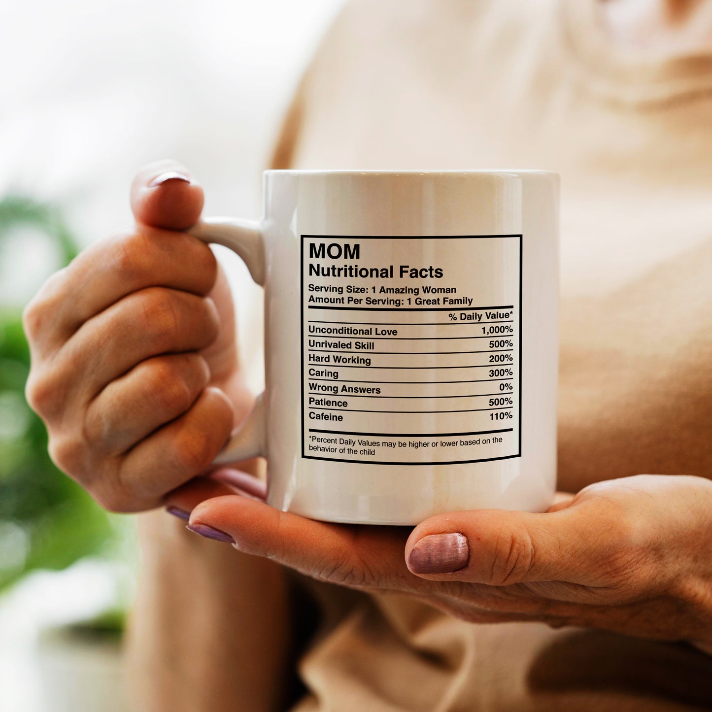 Mom Nutrition | 11 oz. White Mug