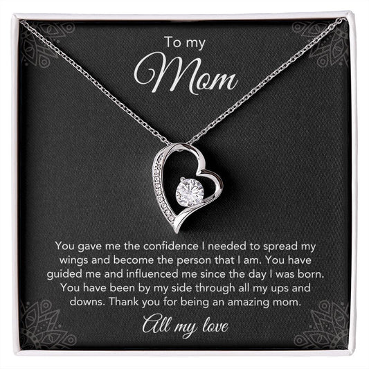 To Mom - All My Love | Forever Love Necklace | Black Card