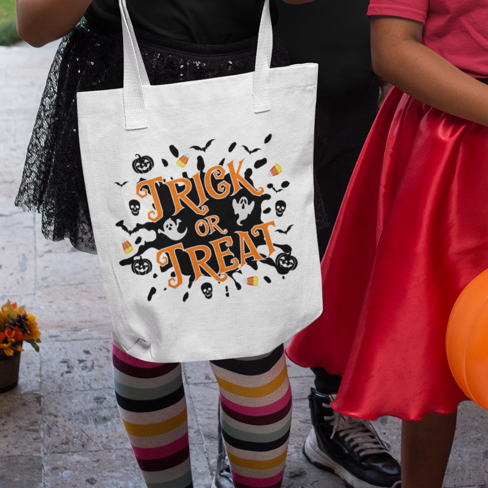 Trick-Or-Treat Canvas Tote